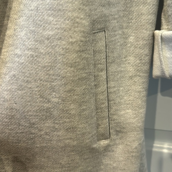 Forever 21 Gray Longline Open Front Cardigan blazer sweater - Picture 4 of 5